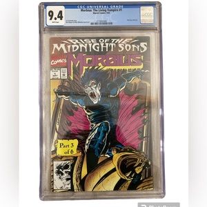 Morbius #1 CGC 9.4 White Pages